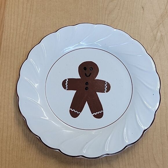 Gingerbread bundle..Cookie pans, tin plate with recipe, cutters, figures, plate - Picture 5 of 13